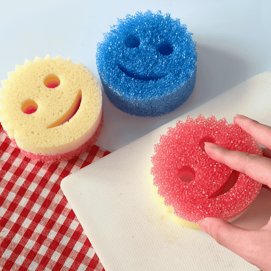 Bộ Đôi Miếng Rửa Chén Bọt Biển Scrub Babies - Thương Hiệu Scrub Daddy