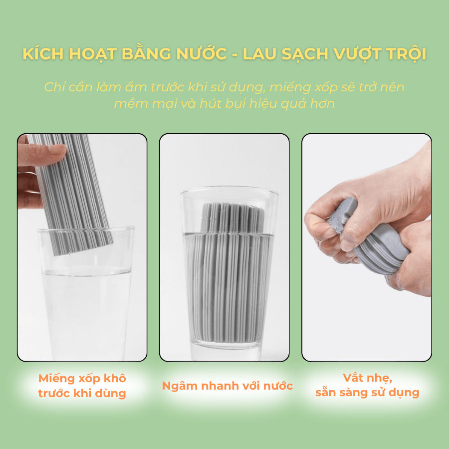 Miếng Xốp Lau Chùi Đa Năng Damp Duster Scrub Daddy