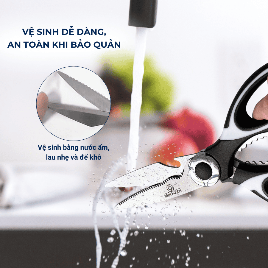 Kéo Cắt Thực Phẩm Nhà Bếp Đa Năng Benchusch
