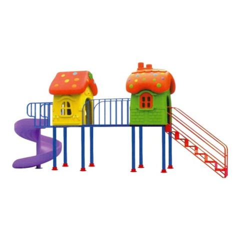 Bộ liên hoàn 2 khối nhà nấm cầu ngang