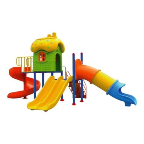 Bộ liên hoàn 2 khối nhà nấm cầu vồng