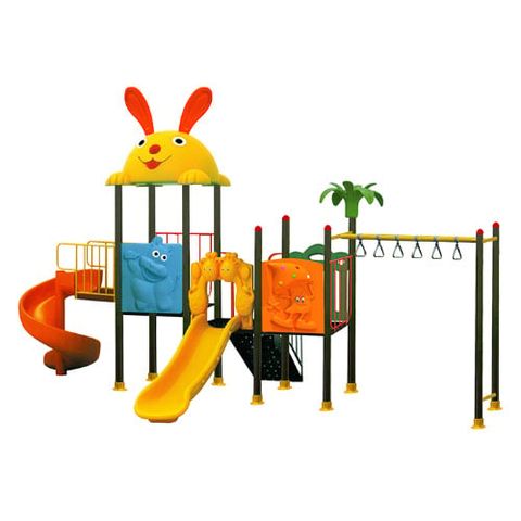 Nhà liên hoàn cổ tích 3 khối kèm xà đu