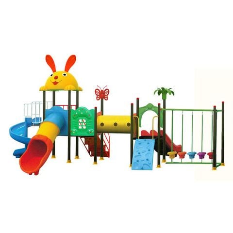 Nhà liên hoàn cổ tích 3 khối ông chui thể chất mái thỏ