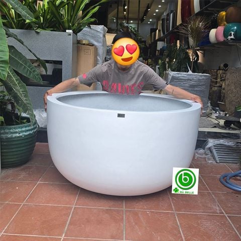 XXL CHẬU COMPOSITE SIZE LỚN MA BELLE 79055 ( MÀU TÙY CHỌN )