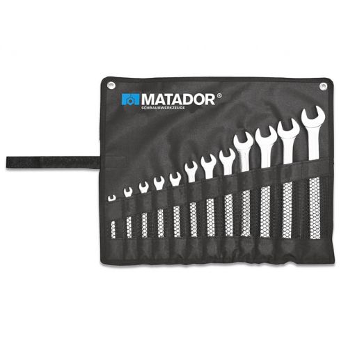 Bộ cờ lê vòng miệng 12 chi tiết 6-22MM Matador 0185 9120