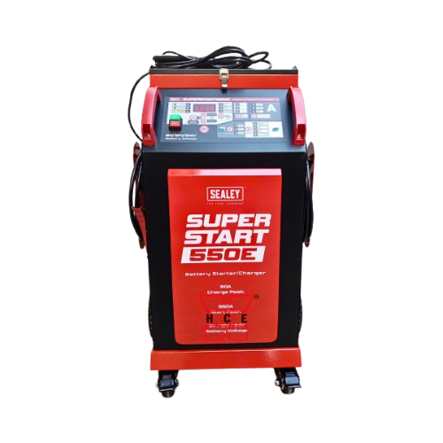 SEALEY SUPERSTART550E - MÁY KHỞI ĐỘNG KHẨN CẤP VÀ SẠC PIN ĐA DÒNG ĐIỆN 6/12/24V 550A