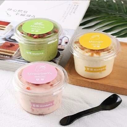 Hộp tiramisu tròn có nắp JLH583/ XY583 (50hộp).