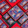 Bộ túi hộp trung thu 4 bánh 150g-250g Lân Vũ