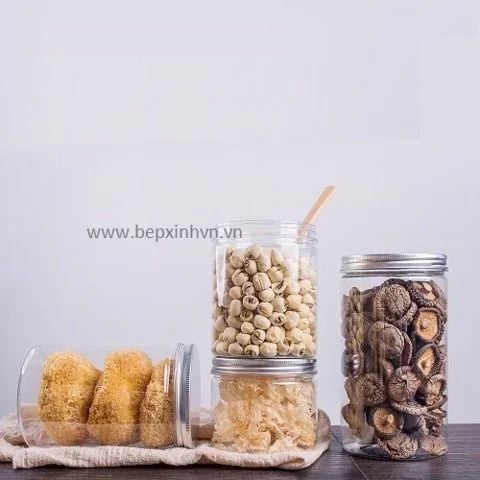 Hũ nhựa nắp nhôm 430ml VN (có Seal).