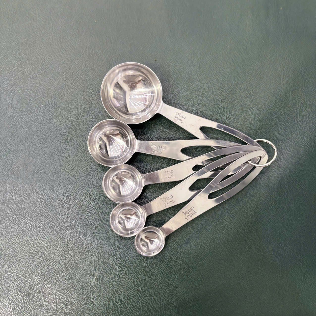 Bộ 5 muỗng đong inox