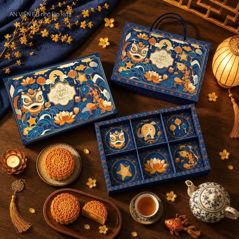 Hộp trung thu 6 bánh nhỏ 100gr An Viên.