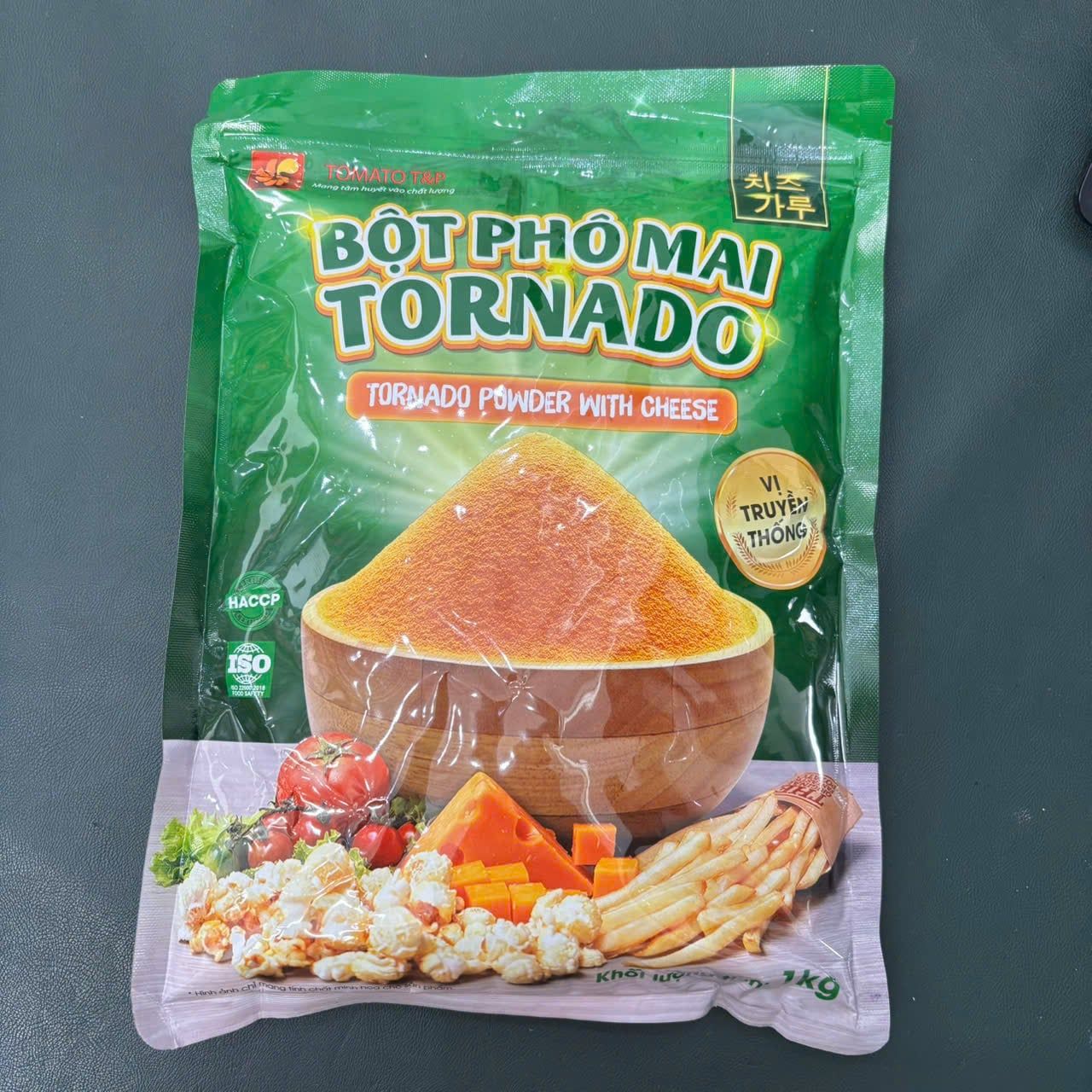 Bột phô mai Tornado Tomato T&P 1kg.