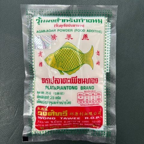 Bột rau câu con cá Thái 25gr.