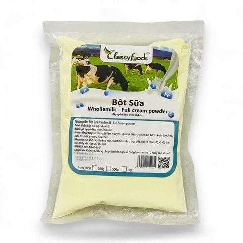 Bột sữa nguyên kem Whollemilk - Classyfoods 250gr