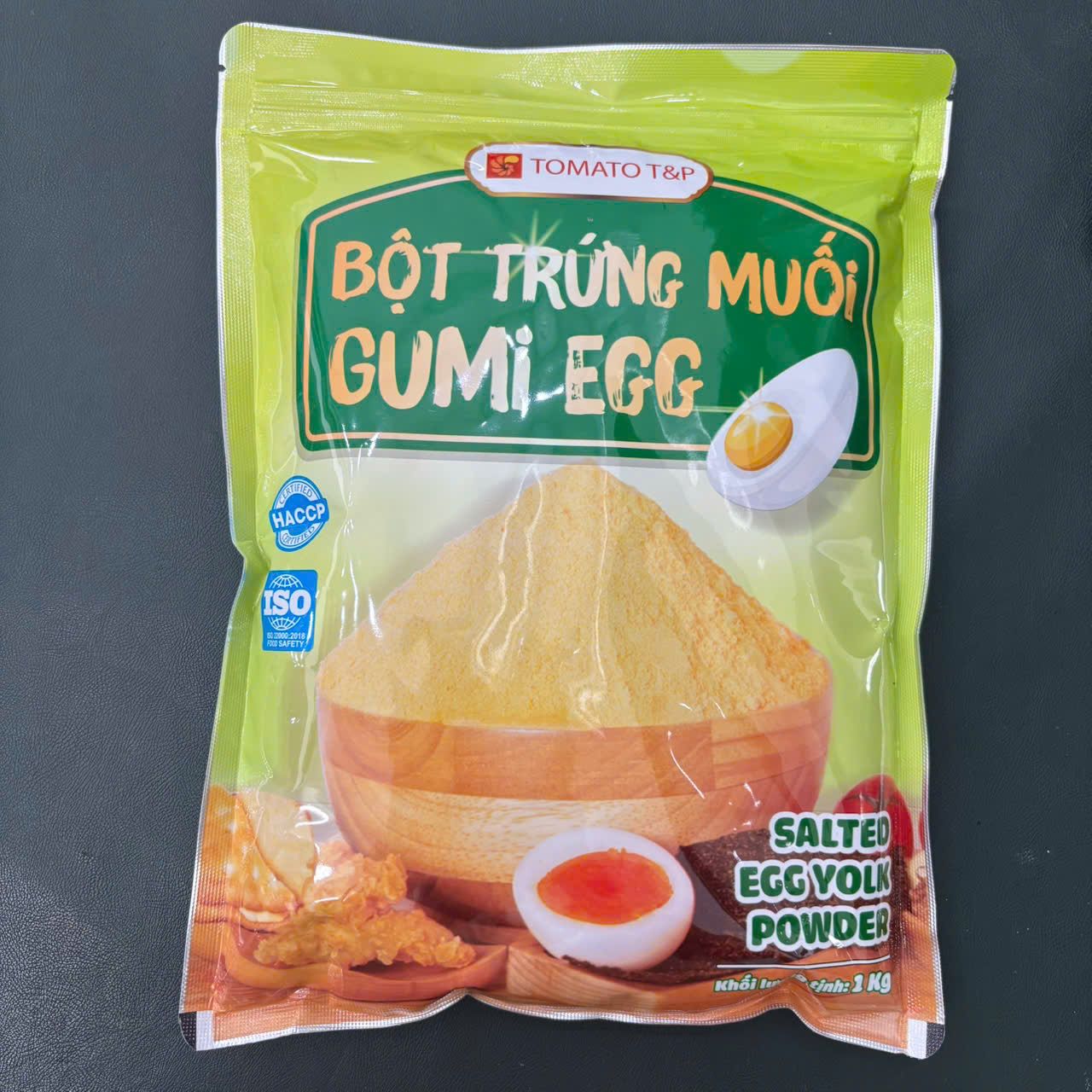 Bột trứng muối Tomato T&P 1kg.