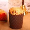 Khuôn cup giấy Panettone 3'' đỏ/nâu (5 cup)