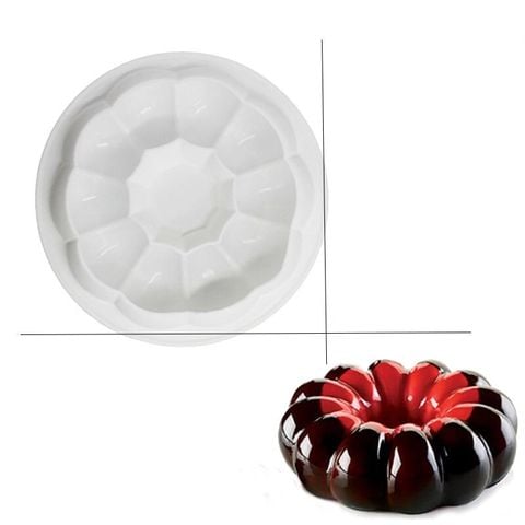 Khuôn silicon làm bánh rau câu bí ngô