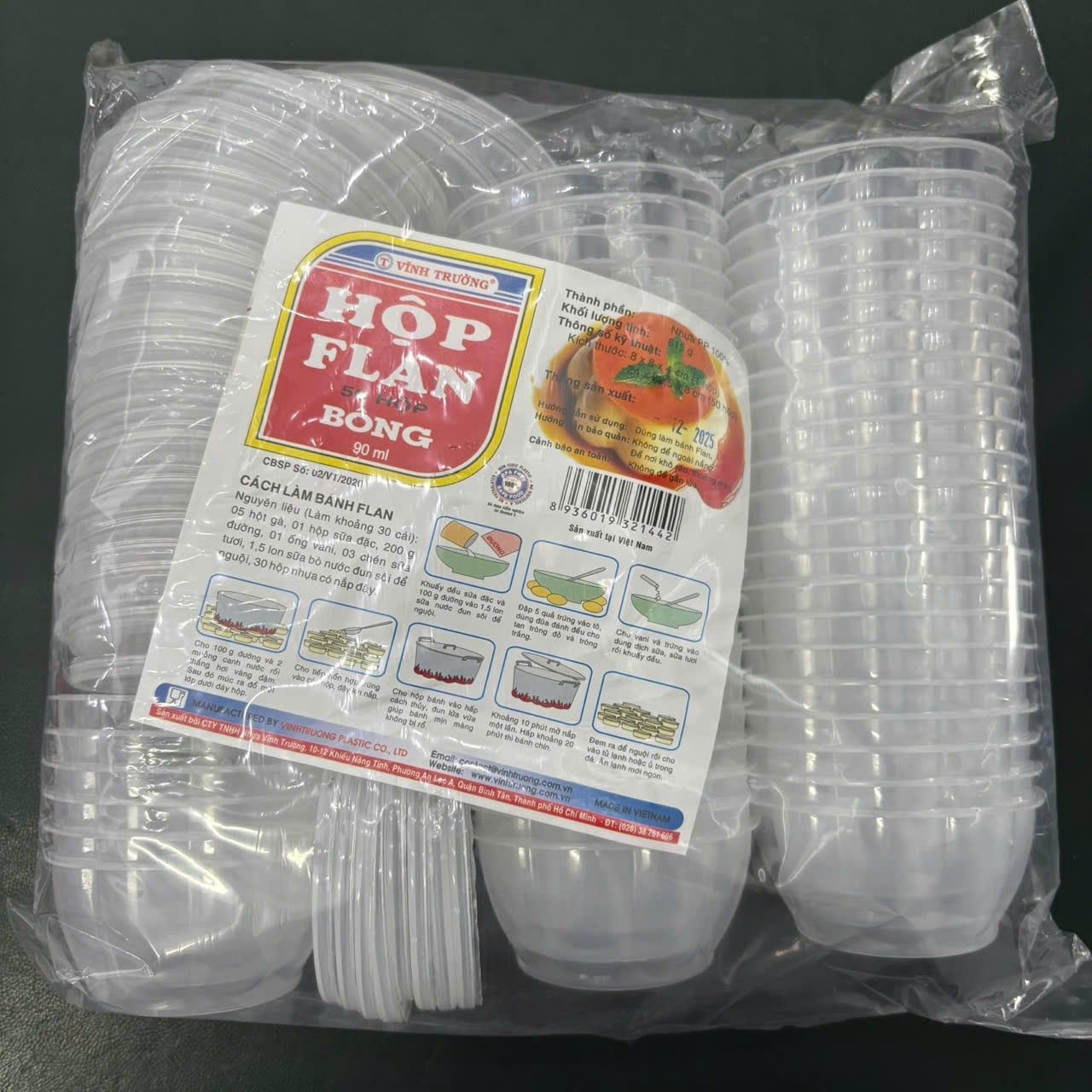 Hộp Flan Bông Vĩnh Trường.