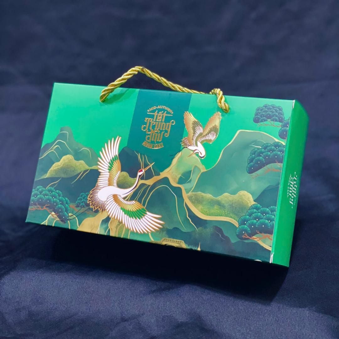 Hộp trung thu 2 bánh 150g - 250g Kim Hạc.
