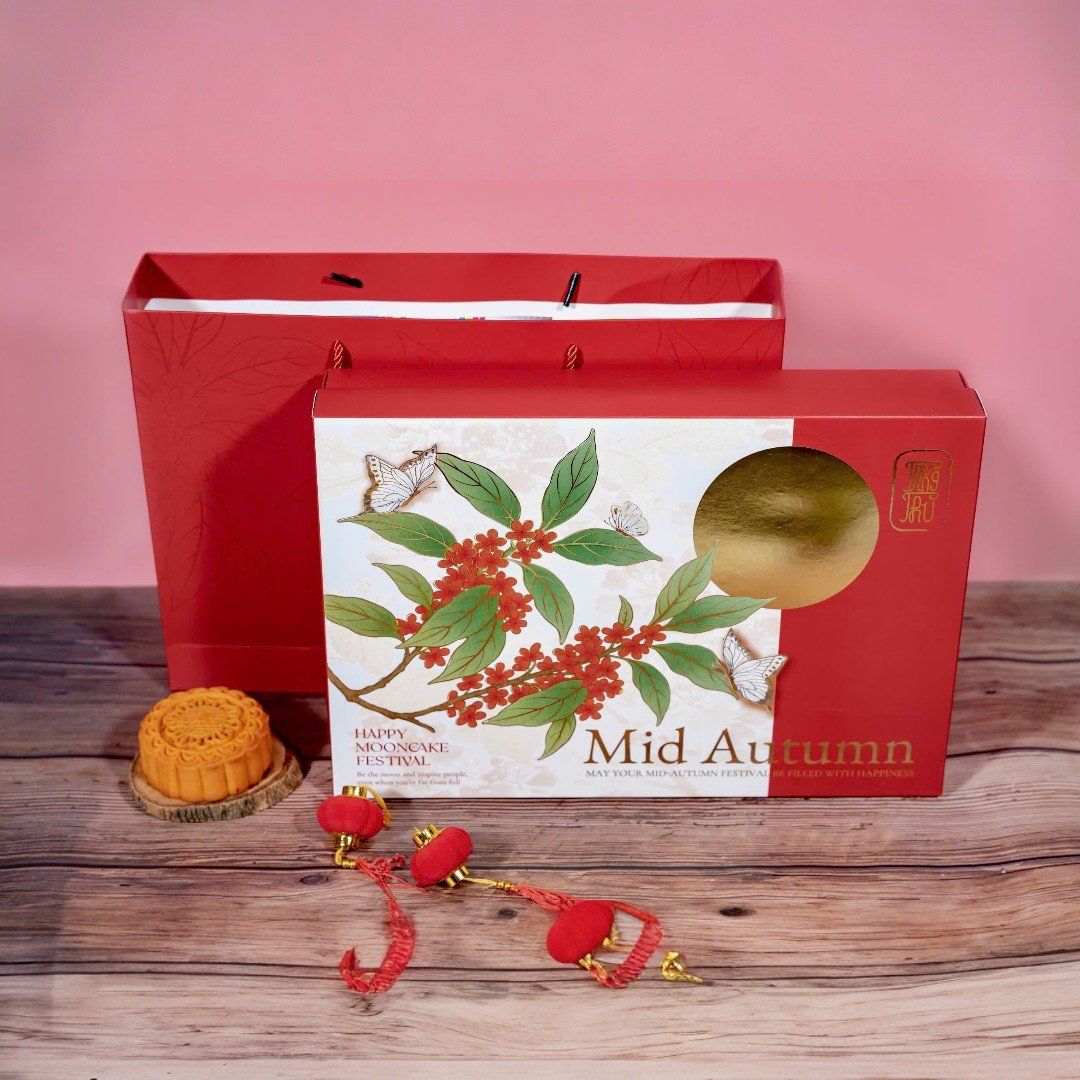 Bộ túi hộp trung thu 4 bánh trà 150-250g Ánh Nguyệt