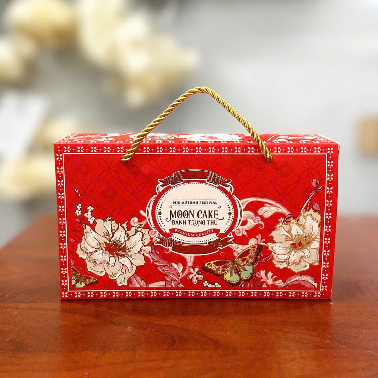 Hộp trung thu 2 bánh 150g - 250g Bách Hoa.