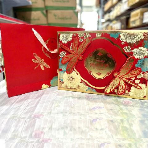 Bộ túi hộp trung thu 6 bánh 150g - 250g Đoàn Viên.