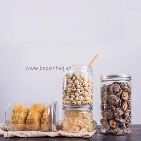 Hũ nhựa nắp nhôm 250ml VN (có Seal).