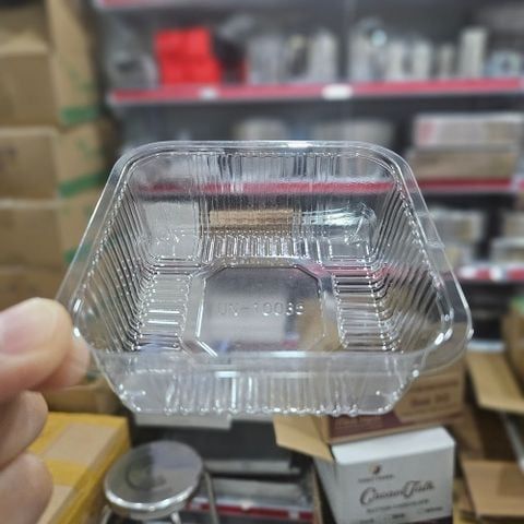 Khay trung thu 200g vuông trong (10x10x3.5cm)- Khay số 10.