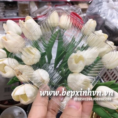 Khay trung thu nhựa 250g trong (lốc 100) - khay số 10.5 VN.