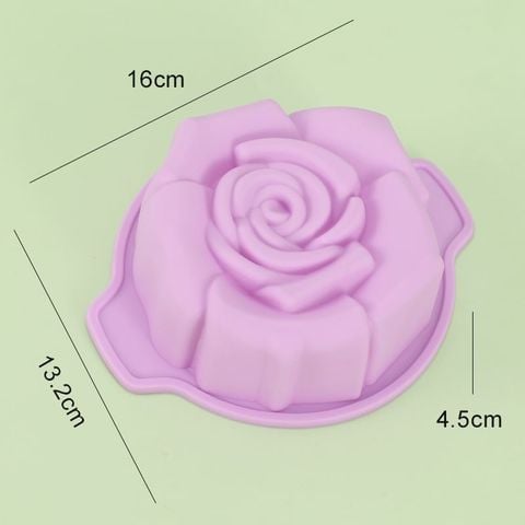 Khuôn silicon hoa hồng 12.5cm