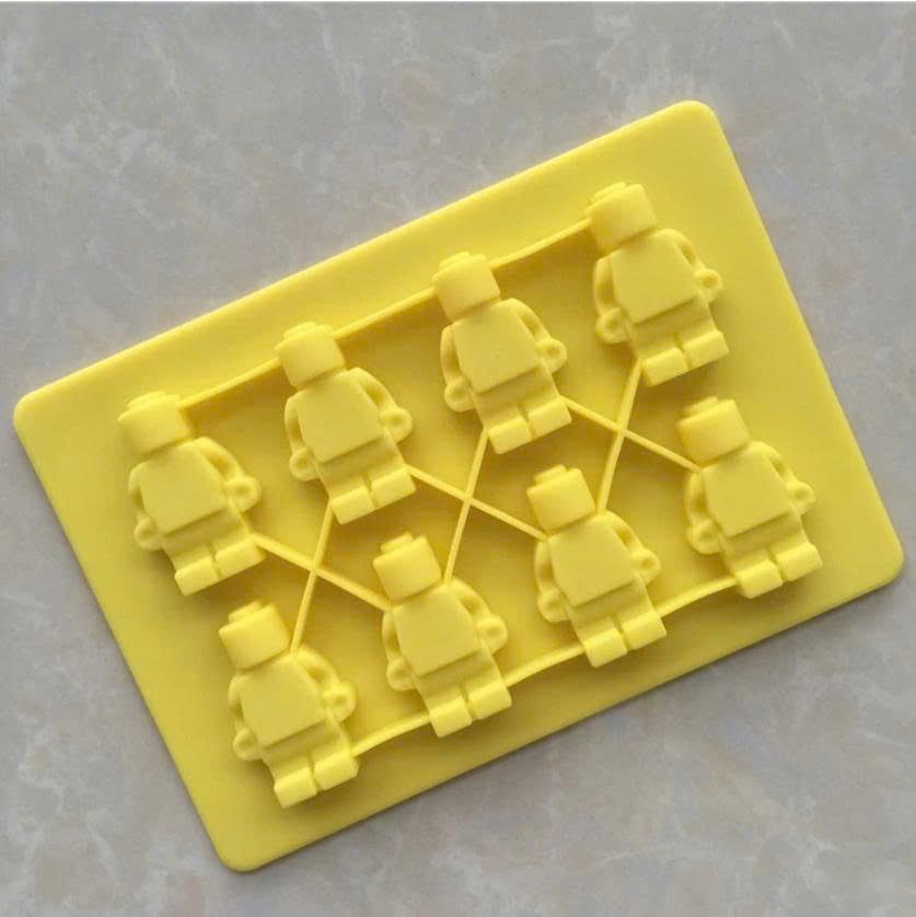 Khuôn silicon người máy lego