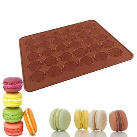 Tấm lót silicon macaroon 30 vòng