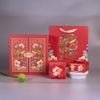 Bộ túi hộp trung thu cao cấp 4 bánh 150g - 250g Long Hoa
