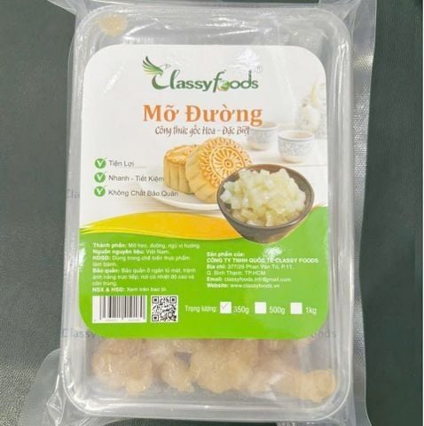 Mỡ đường Classyfoods 250gr.
