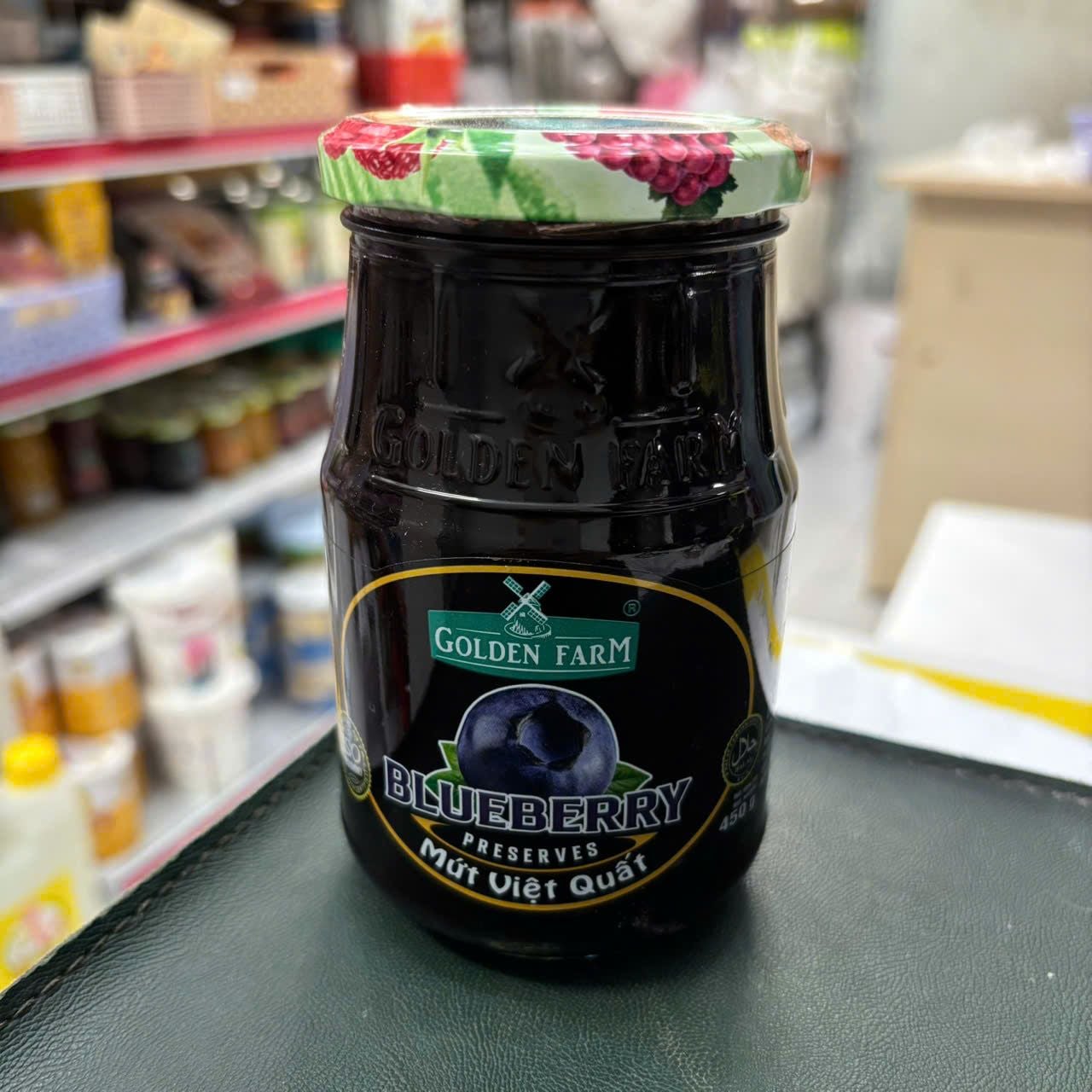 Mứt việt quất Golden Farm 450gr.