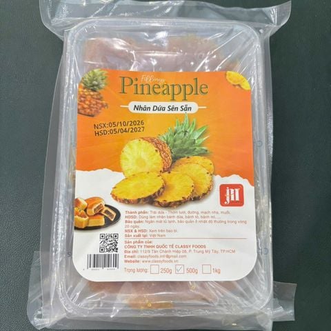 Nhân dứa sên sẵn Classy Foods 500gr.