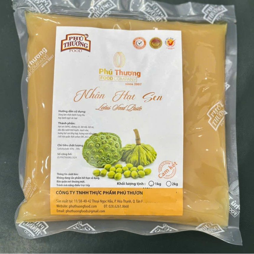 Nhân trung thu hạt sen Phú Thương food 1kg