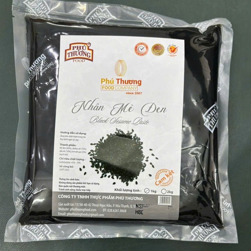 Nhân trung thu mè đen Phú Thương food 1kg