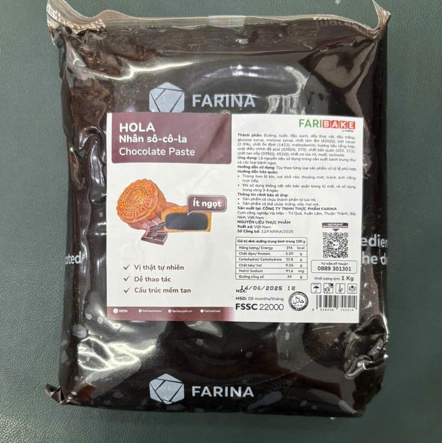 Nhân socola Farina Hola 1kg