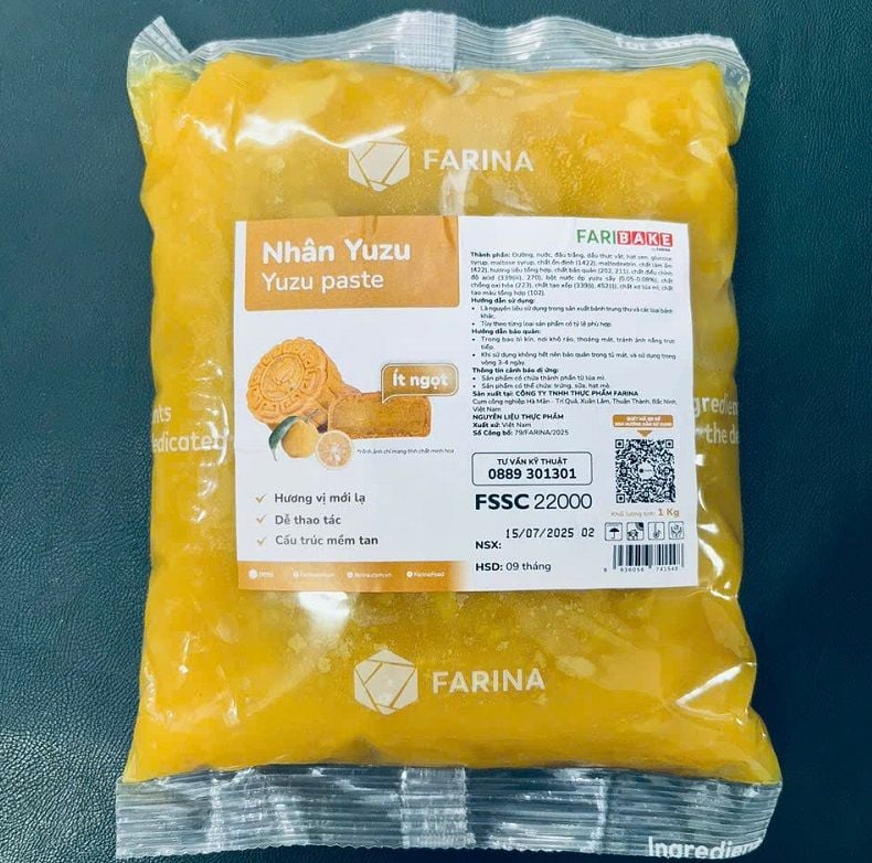 Nhân hạt sen Yuzu Farina 1kg.