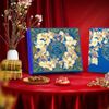 Bộ túi hộp tết đựng rượu Niên Hoa Xanh