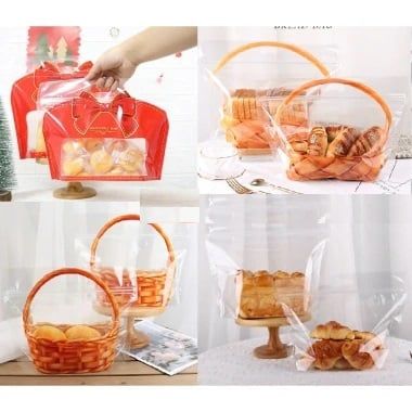 Túi zip giỏ quà Sise lớn (32x27cm).