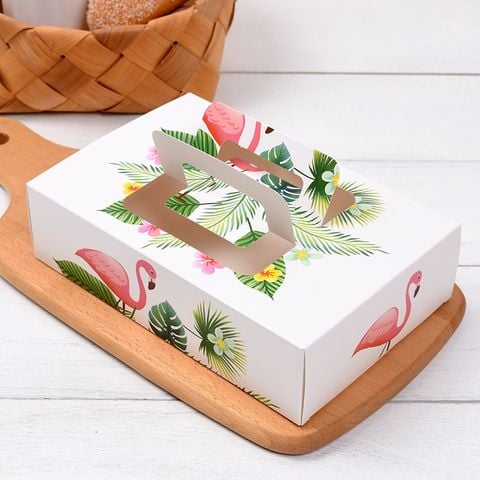 Hộp trung thu 6 bánh 80g Hạc Trắng (set 10 hộp)