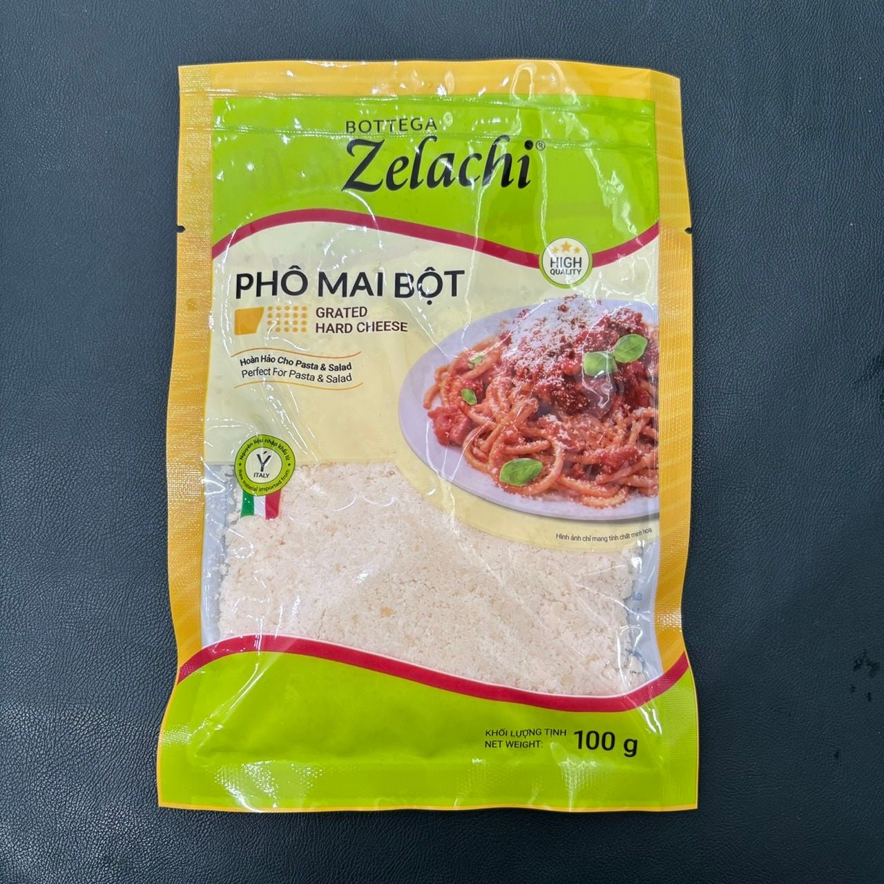 Phô mai bột Bottega Zelachi 100gr.