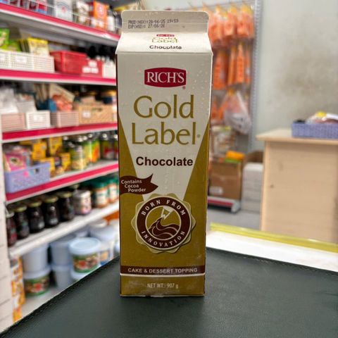 Whip Topping Chocolate rich's.