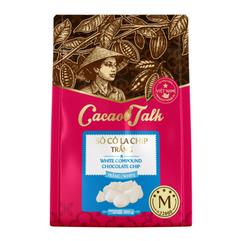 Sô cô la Chip trắng Cacao talk 300g.