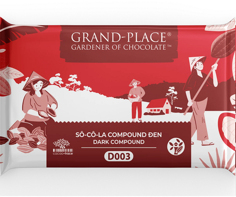 Socola Compound đen Grand Place Puratos D003.