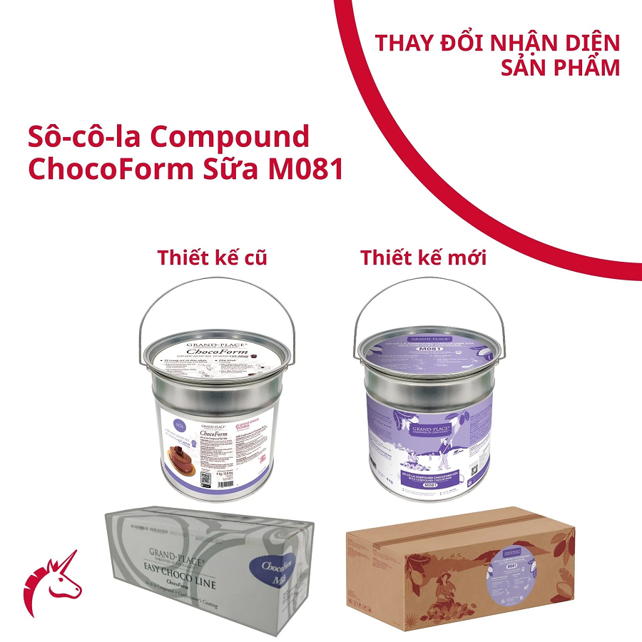 Socola sệt nâu Puratos grand place M081 (sệt sữa) 4kg.