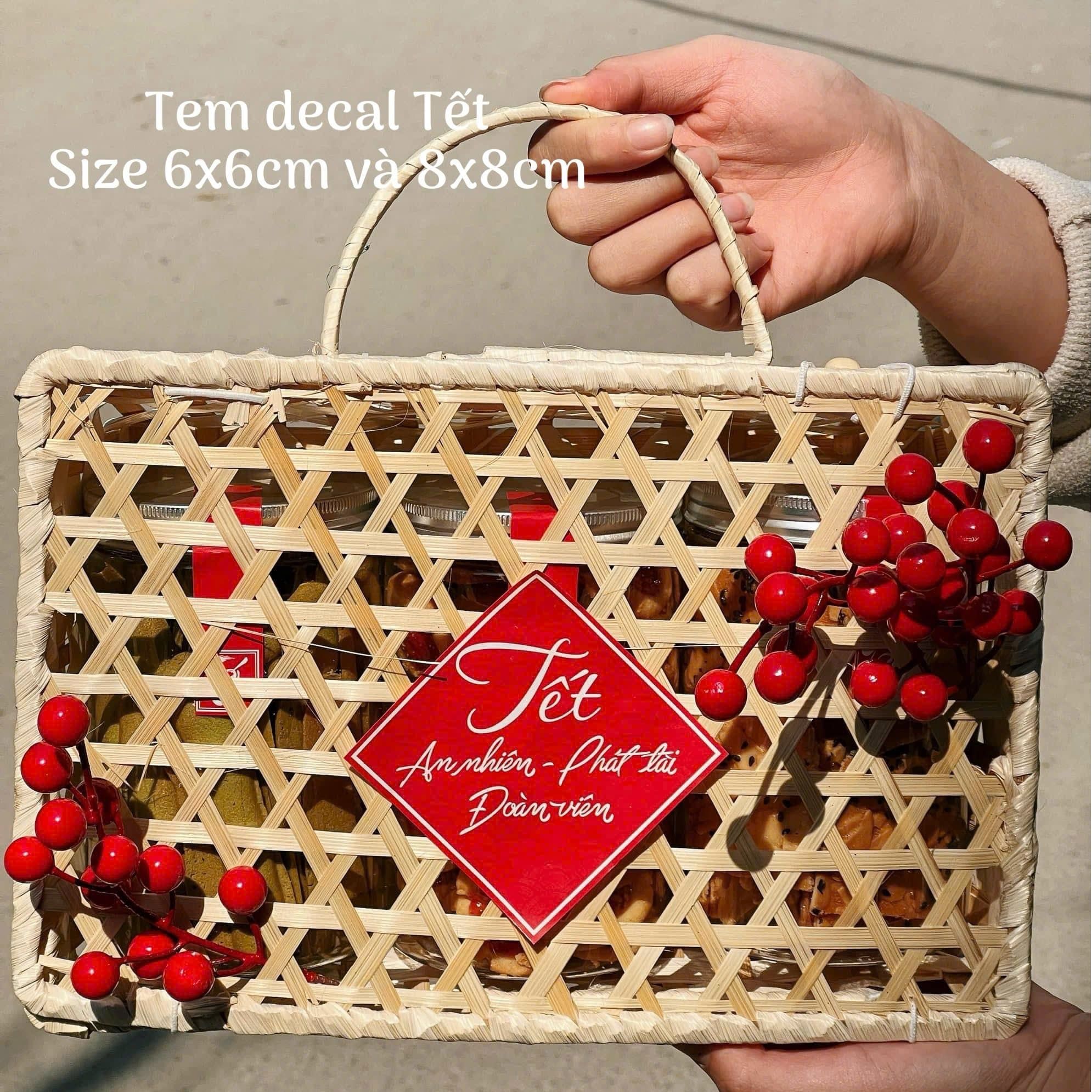 Tem Tết-An Nhiên Phát Tài Đoàn Viên (2 kích cỡ)