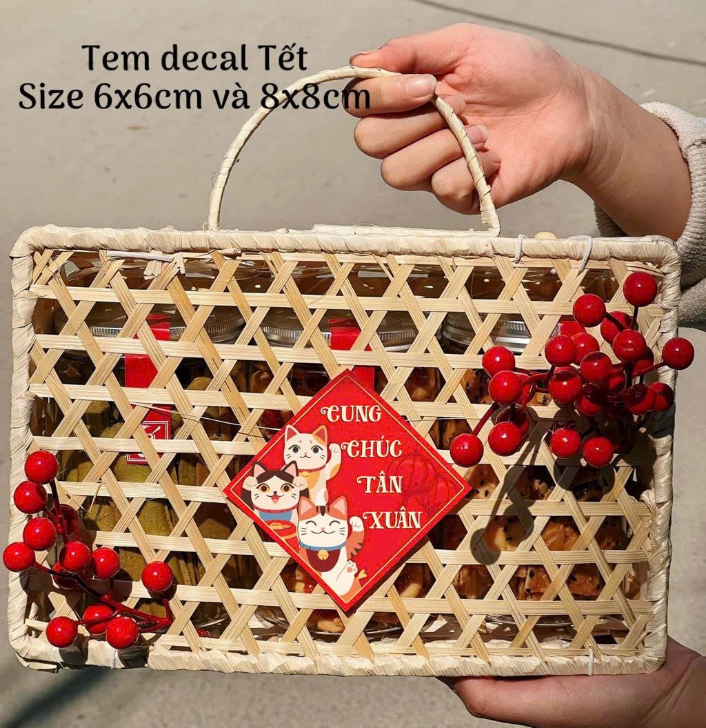 Tem Tết Cung Chúc Tân Xuân (2 size)